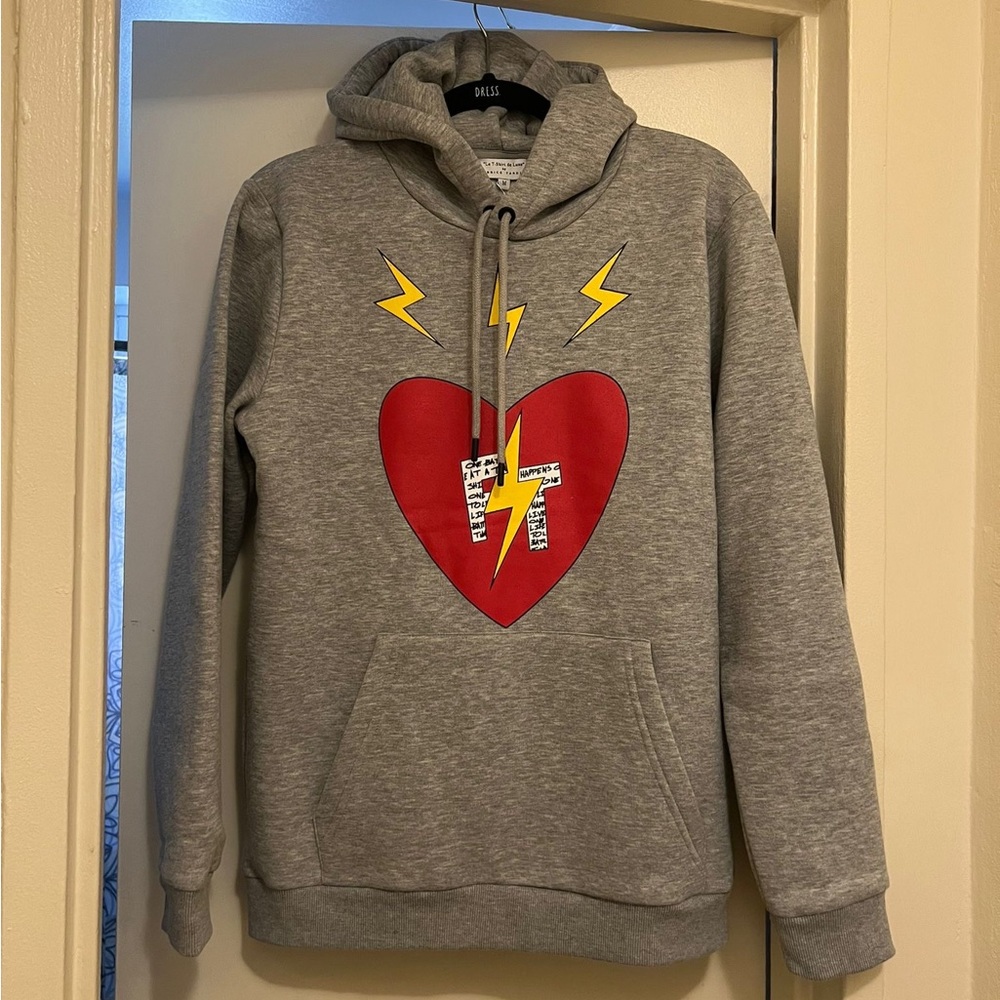 FABRICE TARDIEU Hoodie Good Vibes Star FT Grey